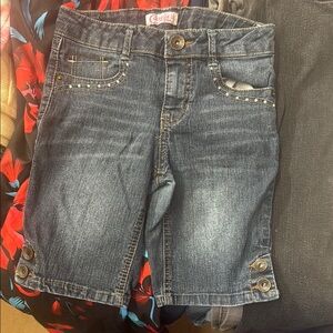 Candie's Blue Denim Shorts Casual Style